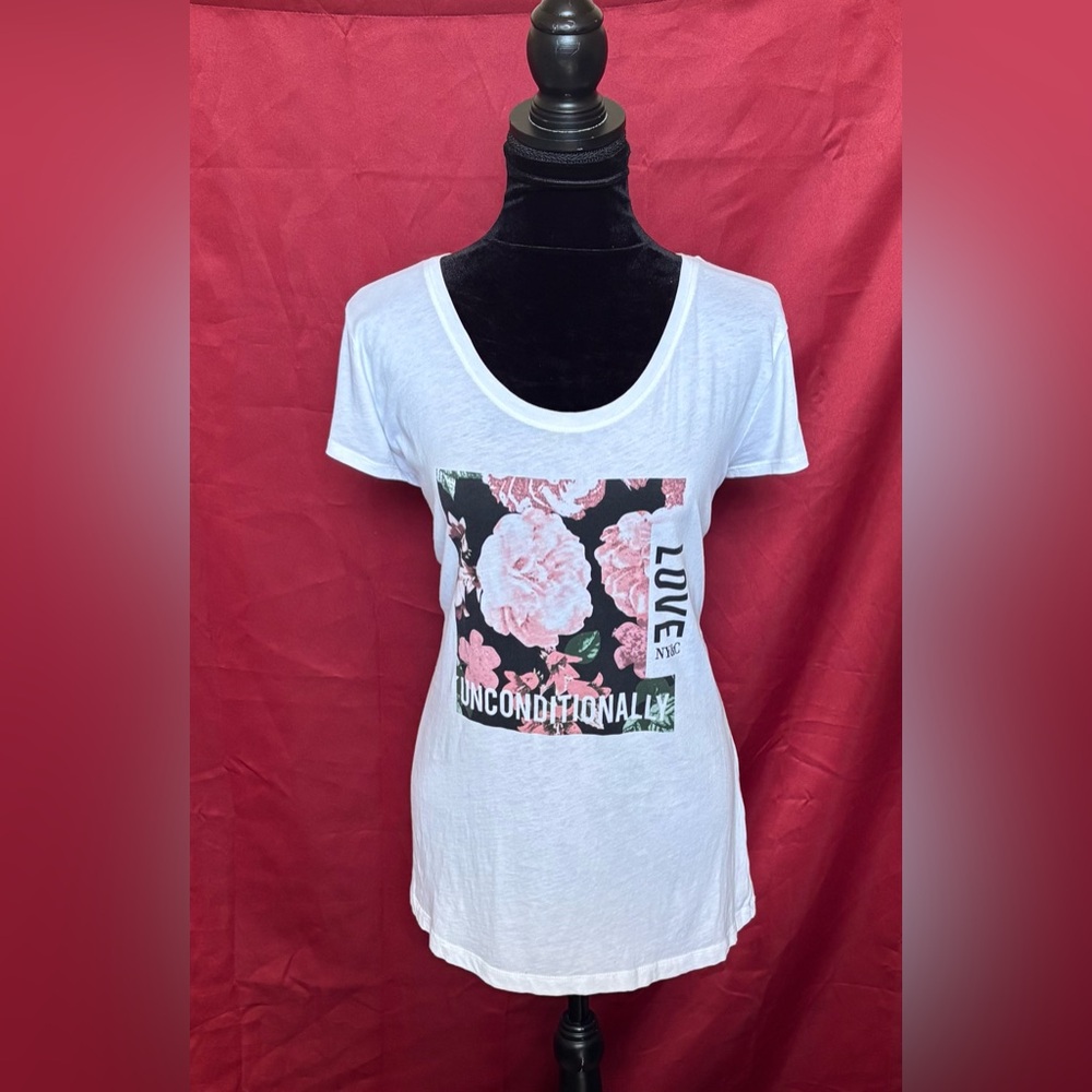 Unconditional White Graphic Tee